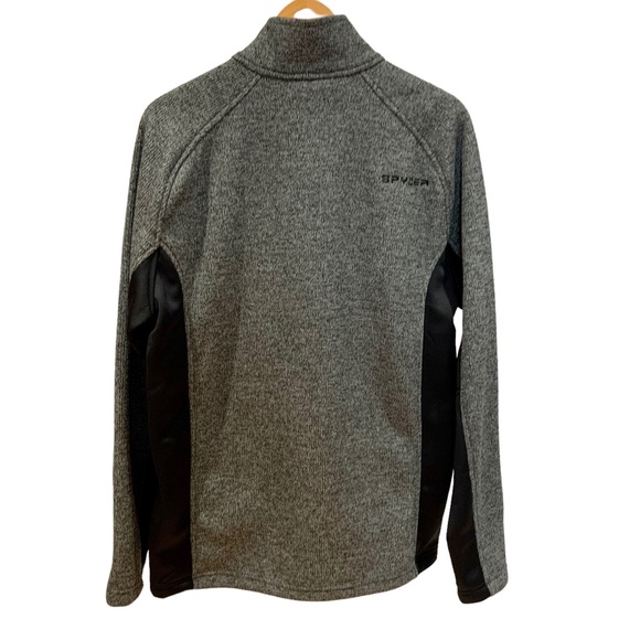 Spyder Men's Outbound 1/2 Zip Gray Pull Over Jacket / Sweater sz L - Picture 10 of 15